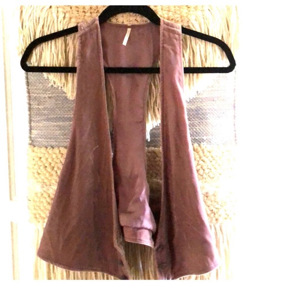 Free People Jackets & Blazers - Mauve color Free People Vest